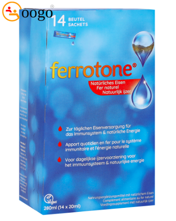 Ferrotone Eisen Beutel, 14x20 ml bag